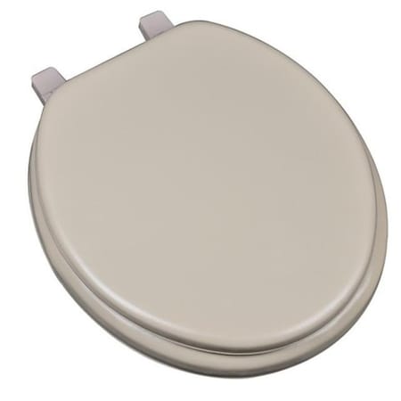 Plumbing Technologies Plumbing Technologies 6F1R1-11 Deluxe Soft Round Toilet Seat; Tan 6F1R1-11